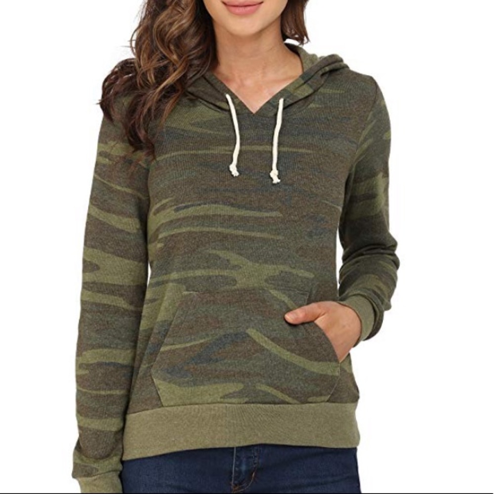 Camo hoodie long sleeve - Picture 1 of 6
